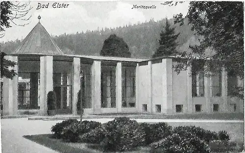 AK Bad Elster. Moritzquelle. ca. 1913, Postkarte. Serien Nr, ca. 1913