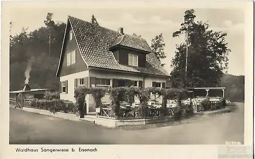 AK Waldhaus Sängerwiese b. Eisenach. ca. 1957, Postkarte. Ca. 1957