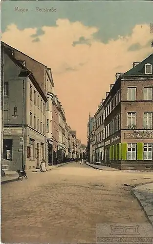 AK Mayen. Neustraße. ca. 1924, Postkarte. Ca. 1924, Verlag Stengel & Co