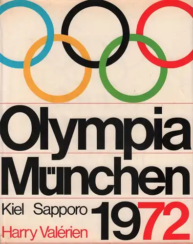 Buch: Olympia München 1972, Valerien, Harry, 1972, gebraucht, gut