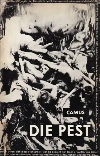 Buch: Die Pest, Camus, Albert. 1965, Verlag Volk und Welt, Roman, gebraucht, gut