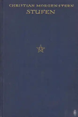 Buch: Stufen, Morgenstern, Christian. 1929, R.Piper & Co. Verlag, gebraucht, gut