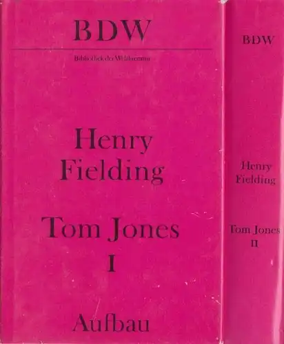 Buch: Tom Jones, Fielding, Henry. 2 Bände, Bibliothek der Weltliteratur, 1980