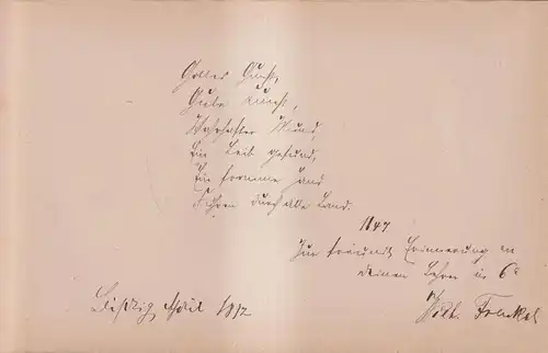 Buch: Album. Privates Poesiealbum, 1890-1892, gebraucht, gut, Leinenband