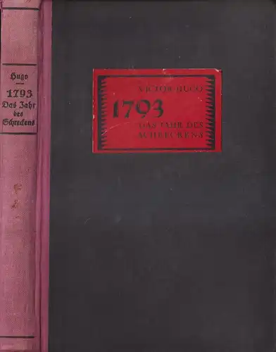 Buch: 1793 - Das Jahr des Schreckens. Victor Hugo, Schiller-Buchhandlung