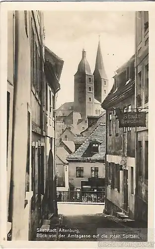 AK Skatstadt Altenburg i. Thür. Blick von der Amtsgasse auf die... Postkarte