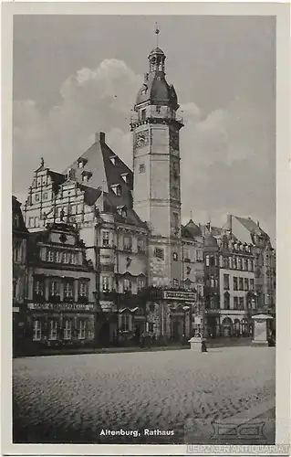 AK Altenburg. Rathaus. ca. 1907, Postkarte. Serien Nr, ca. 1907, gebraucht, gut