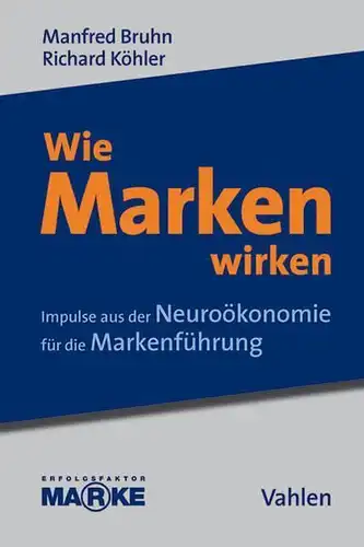 Buch: Wie Marken wirken, Bruhn, Köhler (Hrsg.), 2010, Verlag Franz Vahlen