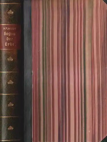 Buch: Segen der Erde, Roman. Hamsun, Knut. 1920, Langen Müller Verlag