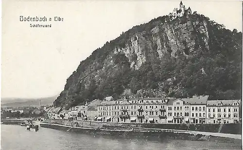AK Bodenbach a Elbe. Schäferwand. ca. 1902, Postkarte. Ca. 1902, gebraucht, gut