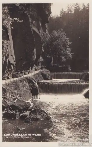 AK Edmundsklamm. Wehr. Böhm. Schweiz. ca. 1920, Postkarte. Ca. 1920