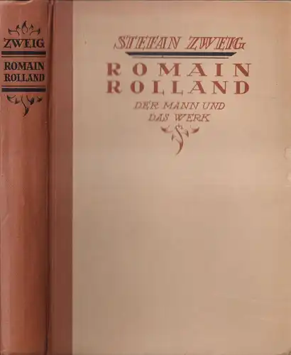 Buch: Romain Rolland, Der Mann und das Werk. Stefan Zweig, 1923, Rütten&Loening