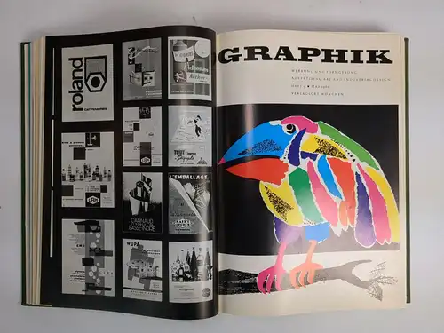 12 Hefte Graphik 14. Jahrgang 1961 Heft 1-12 (komplett), Karl Thiemig Verlag