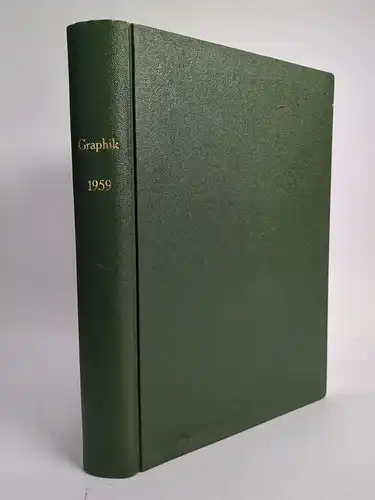 12 Hefte Graphik 12. Jahrgang 1959 Heft 1-12 (komplett), Karl Thiemig Verlag