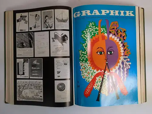 12 Hefte Graphik 11. Jahrgang 1958 Heft 1-12 (komplett), Karl Thiemig Verlag