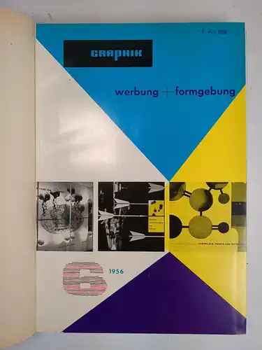 6 Hefte Graphik 9. Jahrgang 1956 Heft 6-12, A. Wannemacher, Maiwald Verlag