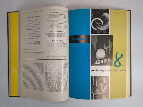 6 Hefte Graphik 9. Jahrgang 1956 Heft 6-12, A. Wannemacher, Maiwald Verlag