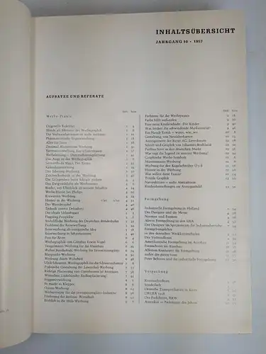 12 Hefte Graphik 10. Jahrgang 1957 Heft 1-12 (komplett), Karl Thiemig Verlag