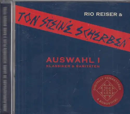 CD: Ton Steine Scherben, Auswahl I. 2001, gebraucht, gut