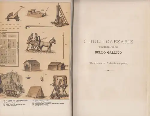 Buch: Comentarii de Bello Gallico, Caesar, Gaius Julius, 1892, gebraucht , gut