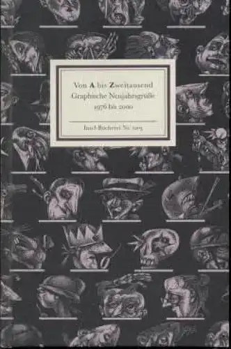 Insel-Bücherei 1203, Von A bis Zweitausend. Graphische Neujahrsgrüße... Kästner
