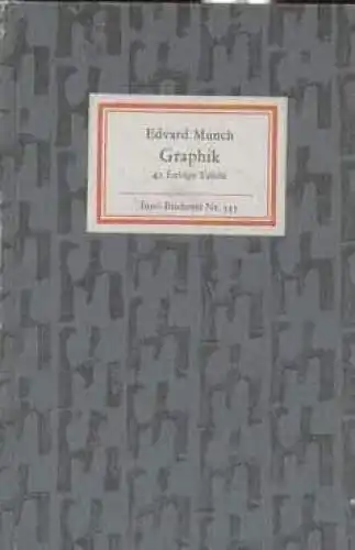 Insel-Bücherei 535, Edvard Munch. Graphik, Timm, Werner. 1982, Insel-Verlag