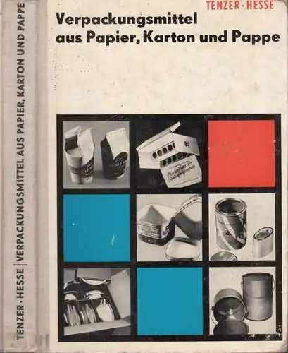 Buch: Verpackungsmittel aus Papier, Karton und Pappe, Tenzer. 1971
