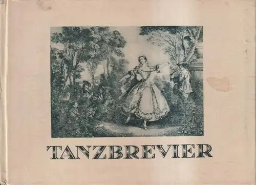 Buch: Tanzbrevier, Fischer / Geiringer, 1925, Wiener Philharmonischer Verlag