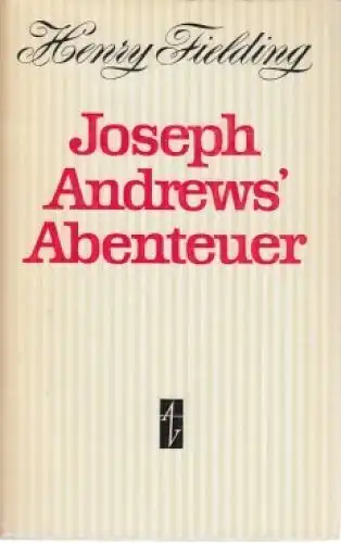 Buch: Joseph Andrews Abenteuer, Fielding, Henry. 1969, Aufbau Verlag 34874