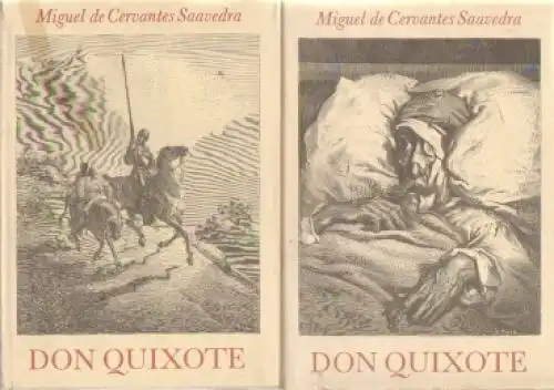 Buch: Don Quixote, Cervantes Saavedra, Miguel de. 2 Bände, 1984, gebraucht, gut