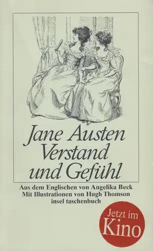 Buch: Verstand und Gefühl, Austen, Jane. Insel taschenbuch, 1994, Insel Verlag