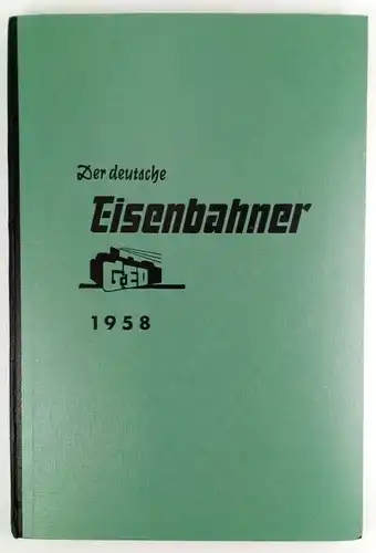 7x Zeitschrift Der deutsche Eisenbahner, Jahrgänge 1951-1955, 1957-1958