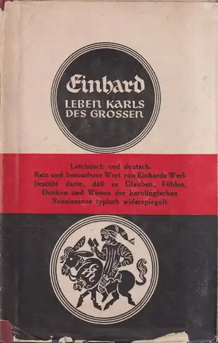 Buch: Leben Karls des Großen, Einhard. Zwei-Mark-Bücher, 1928 G. Müller Verlag