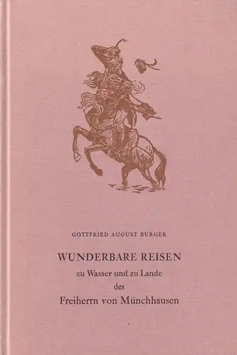Buch: Wunderbare Reisen zu Wasser und zu Lande, Bürger, Gottfried August, 1968