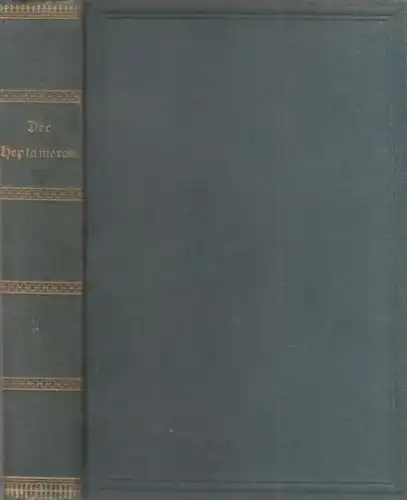Buch: Das Heptameron, Navarra, Margarethe von, Verlag Neufeld & Henius
