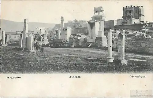 AK Athenes. Kepameikon. ca. 1912, Postkarte. Serien Nr, ca. 1912, gebraucht, gut