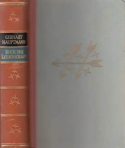 Buch: Buch der Leidenschaft, Hauptmann, Gerhart. 1929, Roman einer Ehe