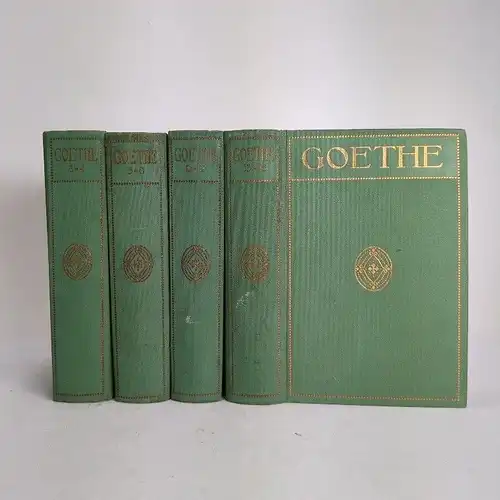 Buch: Goethe's Werke in sechzehn Bänden, 16 Teile in 4 Bänden, Th. Knaur Nachf.