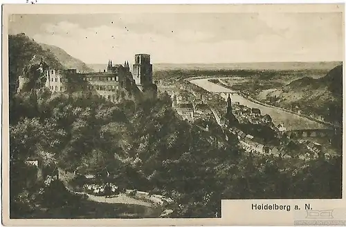 AK Heidelberg a.N. ca. 1915, Postkarte. Serien Nr, ca. 1915, Verlag Hepp