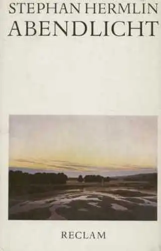 Buch: Abendlicht, Hermlin, Stephan. 1983, Verlag Philipp Reclam jun