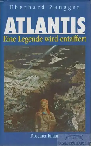 Buch: Atlantis, Zangger, Eberhard. 1992, Droemer Knaur, gebraucht, gut