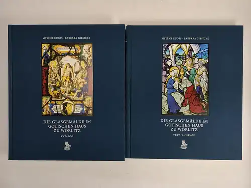 Buch: Die Glasgemälde im Gotischen Haus zu Wörlitz, Ruoss. 2 Bände, 2012