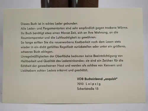 Buch: Novellen 1+2, Matteo Bandello, 1988, Rütten & Loening, 2 Bände, Leder