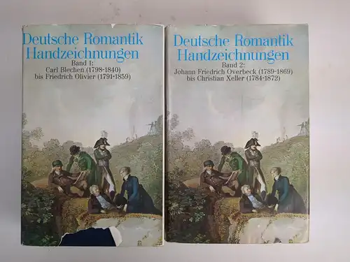 Buch: Deutsche Romantik Handzeichnungen, Bernhard, Marianne. 2 Bände, 1975