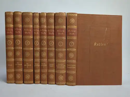 Buch: Gottfried Keller - Gesammelte Werke in acht Bänden, Reclam Verlag, 8 Bände