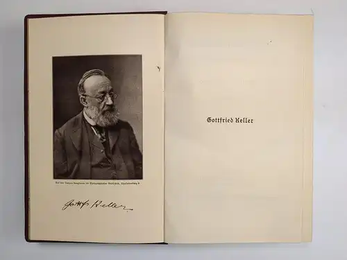 Buch: Gottfried Kellers gesammelte Werke, Reclam Verlag, 1921, 6 Bände