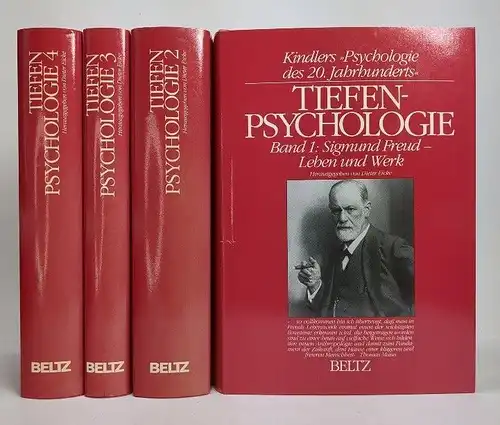 Buch: Tiefenpsychologie 1-4, Kindlers Psychologie des 20. Jahrhunderts, 4 Bände