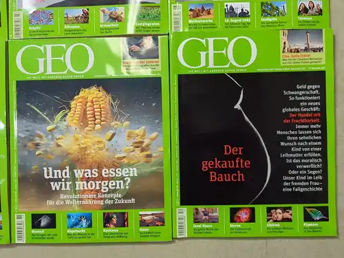 GEO Magazin Jahrgang 2011, Hefte 1-12 (komplett), Gaede, Gruner + Jahr