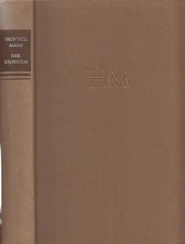 Buch: Der Untertan, Roman, Mann, Heinrich. 1953, Aufbau-Verlag, gebraucht, gut