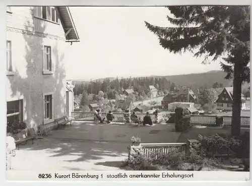 AK Kurort Bärenburg 1 staatlich anerkannter Erholungsort, ca. 1977, Photo-Eulitz